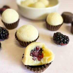 Brigadeiro de Queso Manchego y Mora