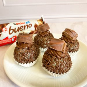 Brigadeiro Kinder Bueno y nutella