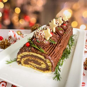 Buche de Noel con Brigadeiro