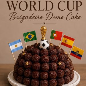 Brigadeiro Dome Cake Mundialista